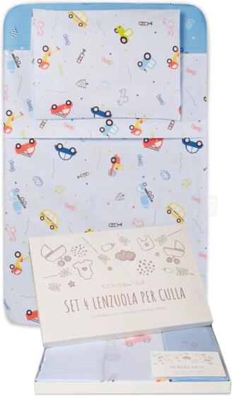 Kidsworld Next to Me Bed Linen Art.38988 комплект постельного белья для колыбельки из 4 частей