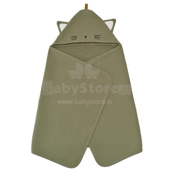 Made in Sweden Guldvavare Art.505.302.95 Детское хлопковое полотенце с капюшоном 70x140 см