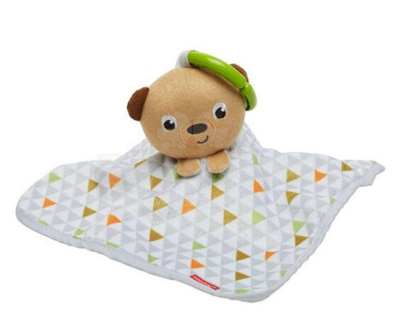 Fisher Price  Soft Toy Art.GFC26 Miega lupatiņa ar grabuli,1 gab