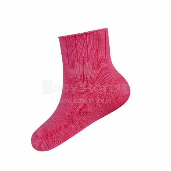 Soxo Socks Art.56930 Fuschia Хлопковые стильные носки для девочки 0-12 мес.