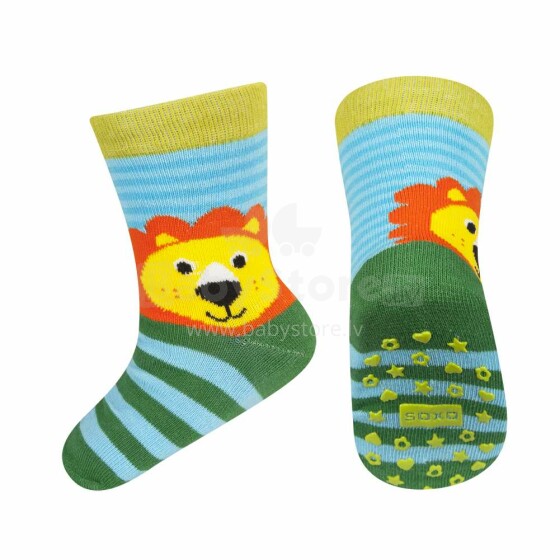 SOXO Baby Art.76990 - 5 Baby Socks with ABS