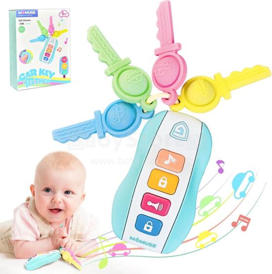 Teether Baby Teething Toy Art.39880 Atslēgas ar gaismu un skaņu
