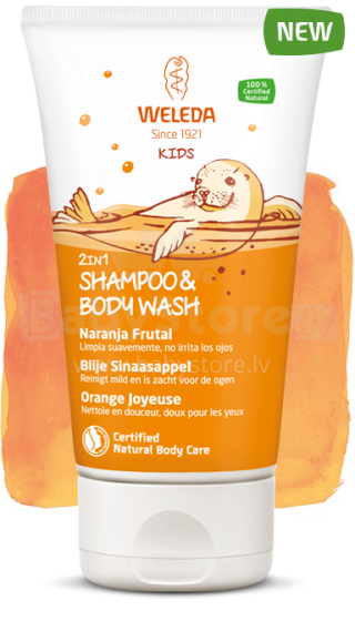 Weleda Art.7511 Baby shampoo & shower gel Orange 150ml
