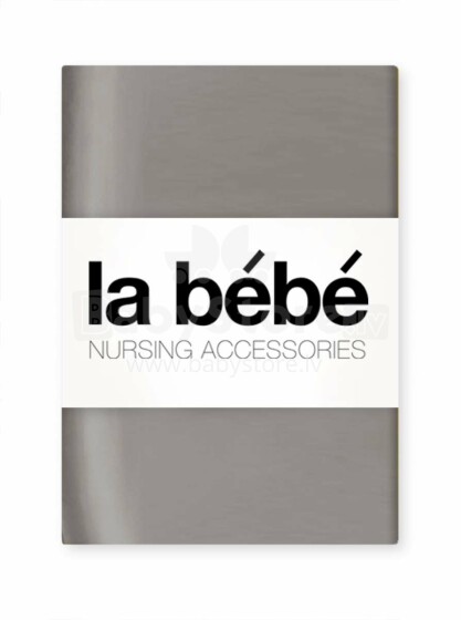 La Bebe™ Satin Set 25x25(4) Art.40185 Grey Детские платочки для лица (100% сатин) 25x25 см,4 шт