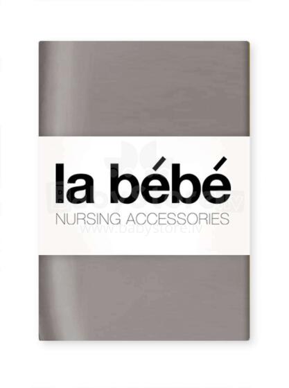 La Bebe™ Satin 75x75 Art.40187 Grey Mazuļu dabīgas kokvilnas autiņš izm.75x75 cm