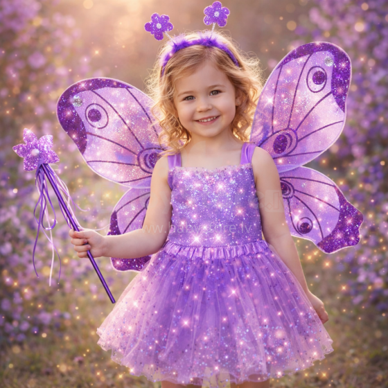 Happy Toys Fairy Wings Art.0634 Skirt, Wand & Tiara Set