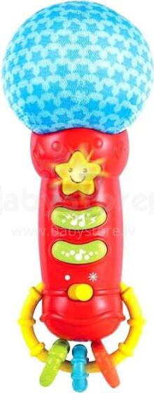 WinFun Baby Rock Star Microphone Art.44232  Muzikālā rotaļlieta Mikrofons, ar skaņu un gaismu, 3+ mēn.