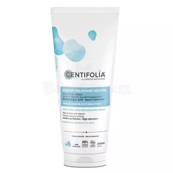 Сentifolia Neutral Art.40419 fragrance-free restorative cream with prebiotics, shea butter, and aloe vera, 200ml