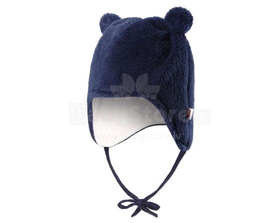 Reima Leo Art.518419-6980 Детская флисовая тёпленькая шапочка с хлопковой подкладкой (р.34-42)