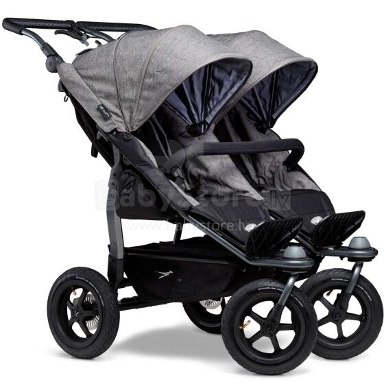TFK Duo Mono Sport  Art.T-D1-SA-415 Premium Grey  Dvīņu sporta ratiņi