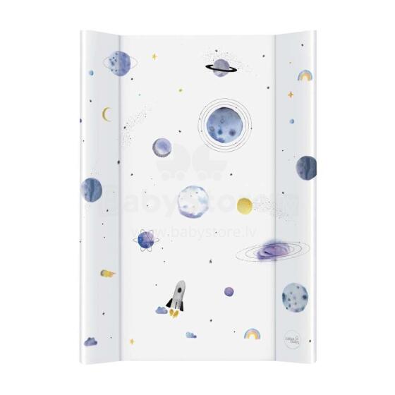 Ceba Baby Strong Watercolor World Universe Матрац для пеленания с твердым основанием + крепление для кроватки (70x50cм)