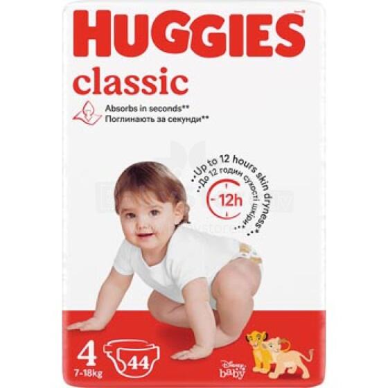 Huggies Classic Jumbo  Art.4095 4 izmērs autiņbiksītes 7-18kg 44gb.,