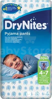 Huggies Dry Nites Art.041527574 sauskelnės berniukams (4-7 m.)