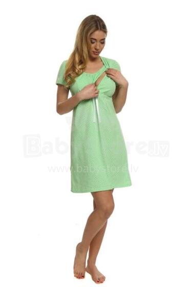 Italian Fashion Radosc Art.40970 Green  Kokvilnas naktskrekliņš grūtniecēm/barošanai