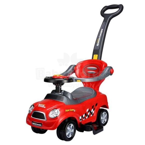 Eco Toys Cars Art.321 Red Bērnu stumjama mašīna ar rokturi