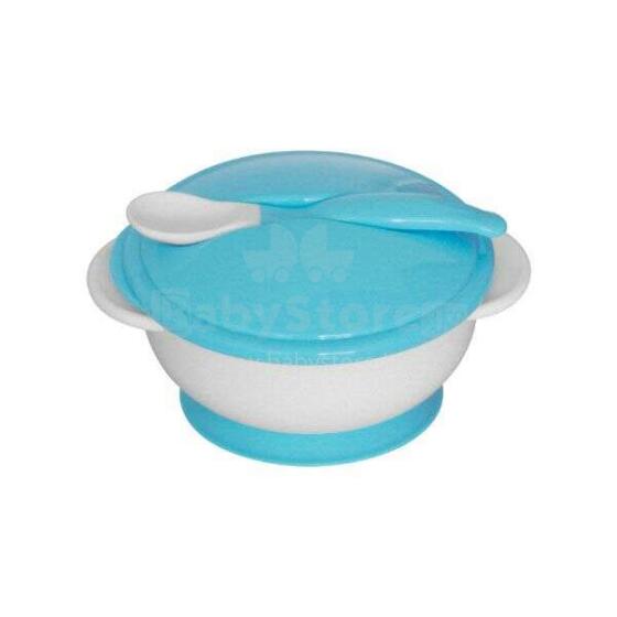 Lorelli Feeding Bowl Art.1023040  Комплект тарелочка с ложечкой na присоскe, 1gab