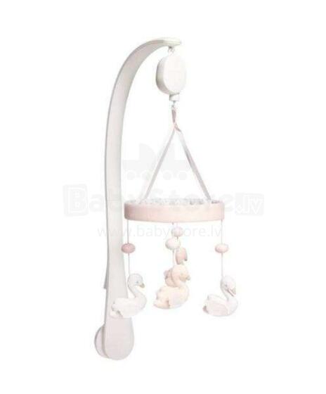 Mamas & Papas Art.7560WW301 wttw floral Pink Музыкальная карусель с мягкими игрушками
