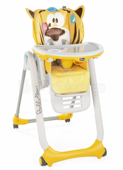 Chicco Polly 2 Start Jungle Art.79205.43  Детский стульчик для кормления