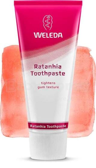 Weleda Art.9808 Ārstnieciskā zobu pasta ar ratāniju 75ml