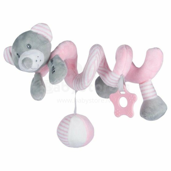 BabyMix Bear Art.44880 Bērnu rotaļlietu spirāle ratiem/ gultai/ autokrēslam