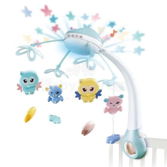 TLC Baby Projection Night Light Art.OC126 Light Blue  Mūzikalais karuselis ar projektoru un pulti