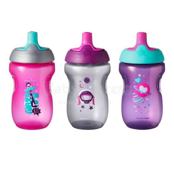 Tommee Tippee Art.447162 Sport Комплект спортивный поильник с трубочкой