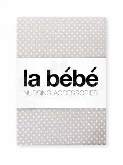 La Bebe™ Cotton 60x120+12 cm  Art.42502 Pearl простынка с резинкой
