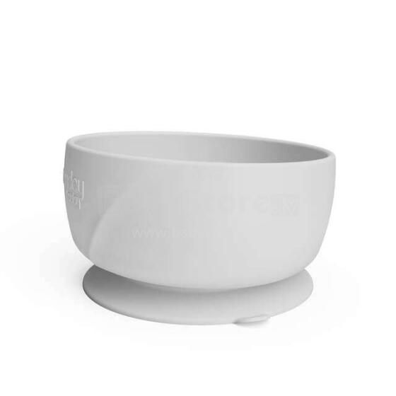 Everyday Baby Suction Bowl Art.10512 GREY Глубокая Тарелочка на присоске