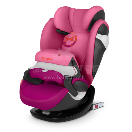 „Cybex '18 Pallas M -Fix Col. Passion Pink“ Inovatyvi, ypač saugi vaikiška kėdutė automobiliui (9-36 kg)