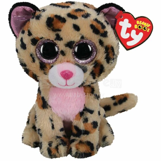 TY Beanie Boos Art.TY36367 Leopard Aukštos kokybės minkštas pliušinis žaislas