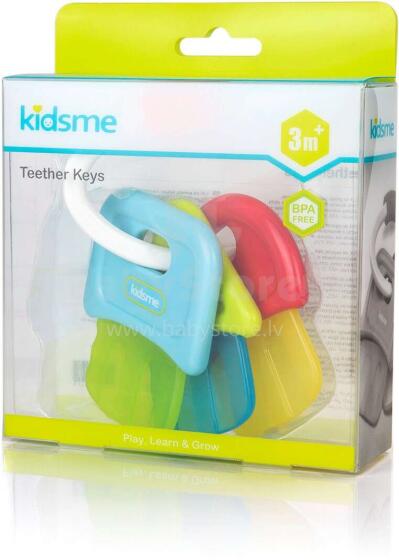 Kidsme Teether Keys Art.9460 Силиконовый прорезыватель для зубов