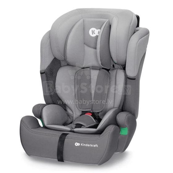 KinderKraft Comfort i-size 76-150cm Art.KCCOUP02GRY0000 Grey Autosēdeklītis 9-36 kg, Grupa 2/3