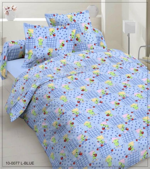 Urga10-0077 L.BLUE Комплект детского постельного белья 100x140