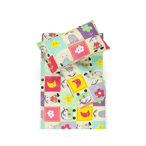 Urga Cotton Nursing Art.43917 Bērnu dabīgas kokvilnas komplekts 3-daļīgs 100x140/40x60cm