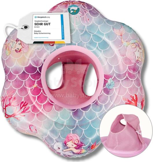 Edwekin Premium Baby Swimring Art.4408 надувной круг для купания 6-36 месяцев (7-18кг)
