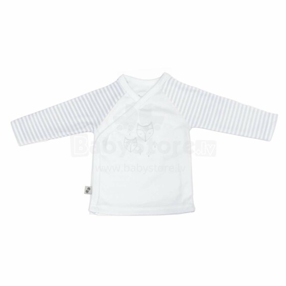 „NordBaby“ marškinėliai Art.44450 pilki kūdikio medvilniniai marškiniai