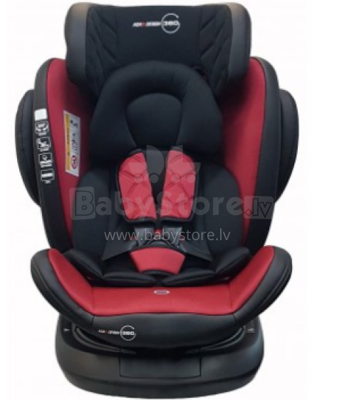 Aga Design Hamilton 360º SPS Art.20517 Red Autosēdeklītis 0-36 kg