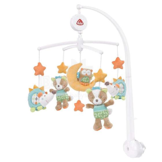 Baby Fehn Forest Art.071214  Muzikālais karuselis ar mīkstam mantiņām
