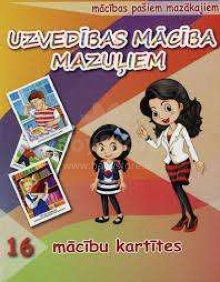 Kids Book Art.45730 Uzvedības macība. 16 apmācības kartiņas