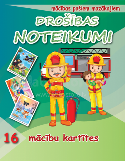 Kids Book Art.45743 Правило безопасности.16 обучающих карточек