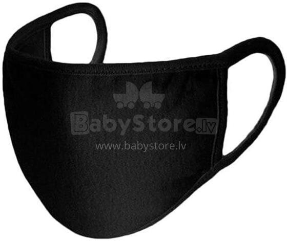 Face Mask Art.45972 Cotton face mask antibacterial/breathable, 1 pc