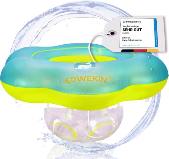 Edwekin Premium Baby Swimring Art.46067 надувной круг для купания 6-36 месяцев (7-18кг)