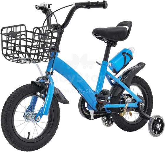 Kids Bike Wheels Collas 12' Blue Art.46663 Bērnu divritenis (velosipēds) ar palīgriteņiem