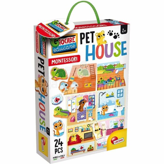 Carotina Baby Montessori Pet House  Art.80120	Монтессори Дом Животных
