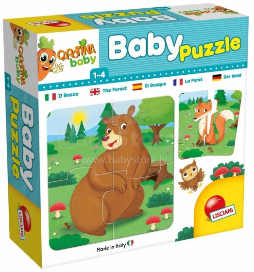 Carotina Baby Baby Puzzle Art.80076 Mana pirmā puzle