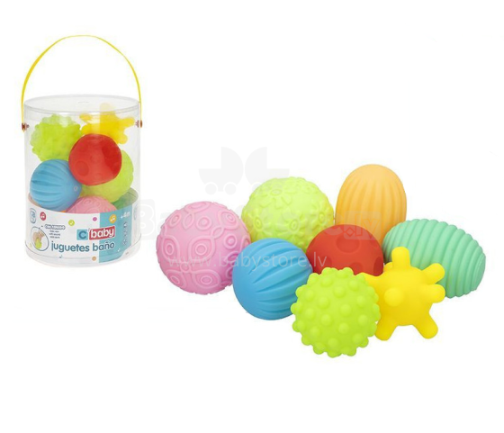 Colorbaby Toys Sensory Balls Art.46639 Сенсорные мячики, 8 шт.