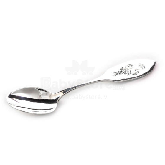 Silver Jewellery Art.STK12212050  Детская серебряная ложечка Рак