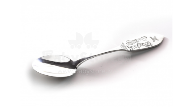Silver Jewellery Art.STK12212040 Детская серебряная ложечка Близнецы