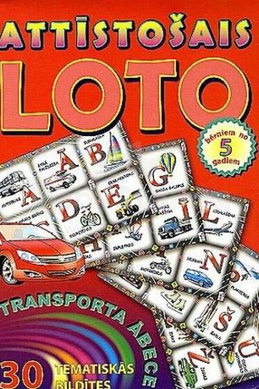 Attīstošais loto. Transporta ābece