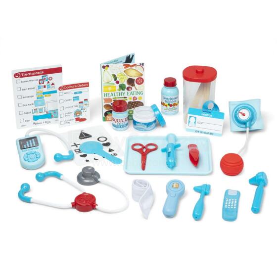 Melissa&Dough Doctor Set Art.18569 Jaunā Ārsta Komplekts